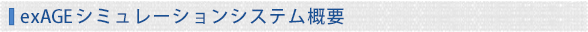 exAGEシミュレーションシステム概要